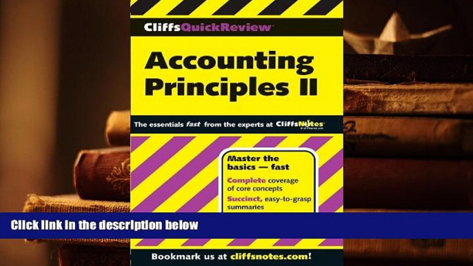 Best Ebook  CliffsQuickReview Accounting Principles II (Cliffs Quick Review (Paperback)) (Bk. 2)