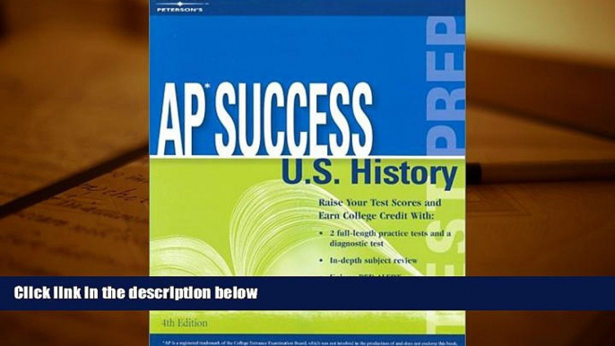 Ebook Online AP Success: US History, 4th ed (Peterson s Master the AP U.S. History)  For Online