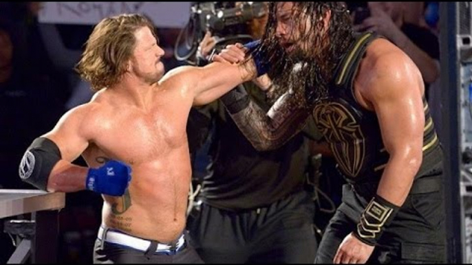 Roman Reign Vs A J Style Top Fight OF WWE