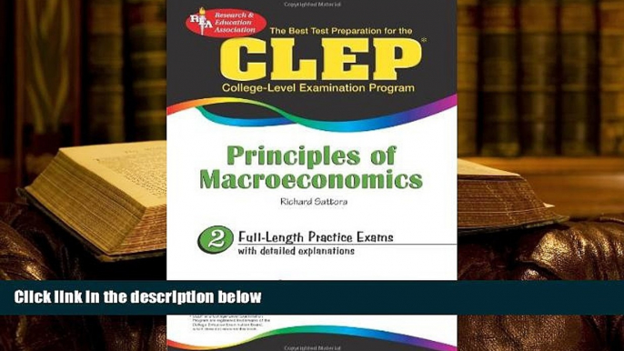 Popular Book  The Best Test Preparation for the CLEP: Principles of Macroeconomics  For Full