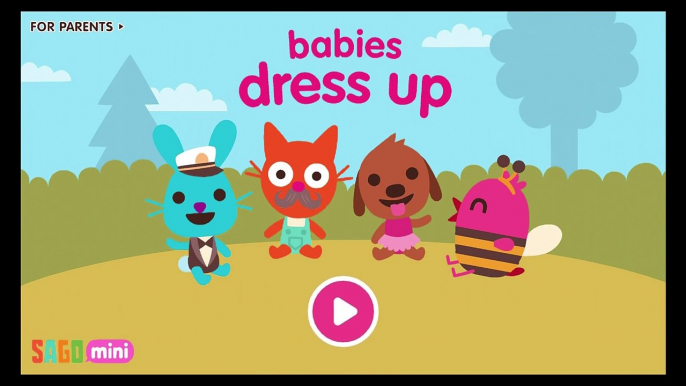 Sago Mini Babies Dress Up - Dress up babies Harvey, Jinja, Robin and Jack for hours of fun