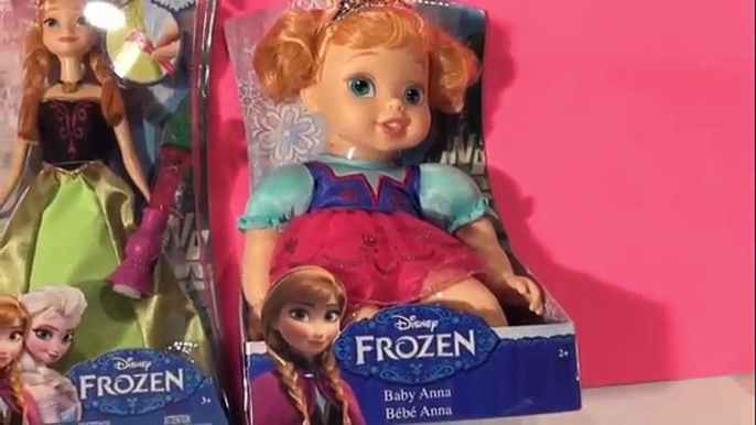 FROZEN - PRINCESA ANNA BEBÊ E BONECA DA PRINCESA ANNA - Frozen Disney Princess Anna as a Baby