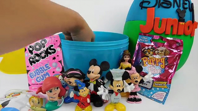 PLAYHOUSE DISNEY & DISNEY JUNIOR Play-Doh Surprise Eggs OPENING!! Disney Shows TOYS! FUN with Disney