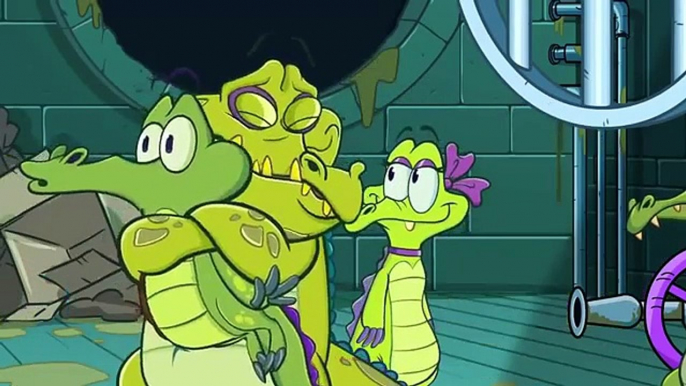 Смешное видео о Крокодильчике, Как Крокодильчик победил водоросли?