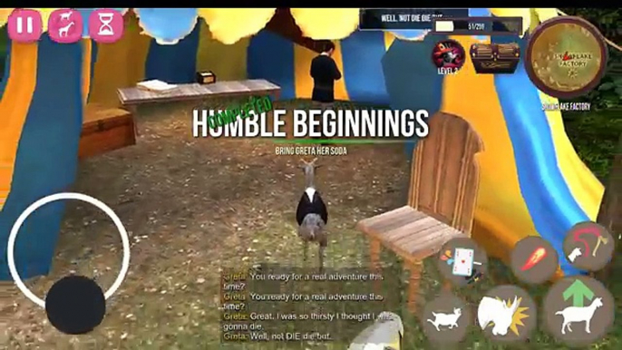 Goat Simulator MMO Simulator (By Coffee Stain Studios) - iOS / Android - Gameplay Video