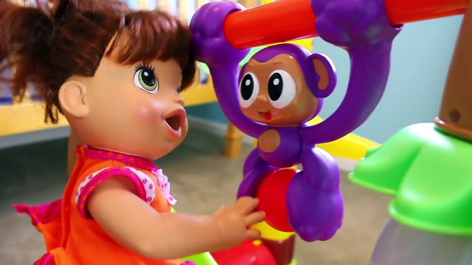 Baby Play Date With Little Tikes Light n Go Garden Treehouse & Crazy Baby Alive Lucy Disn