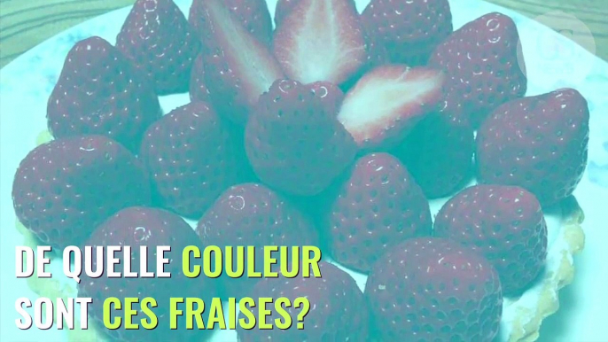 L'étonnante illusion de ces fraises grises qui nous apparaissent rouges