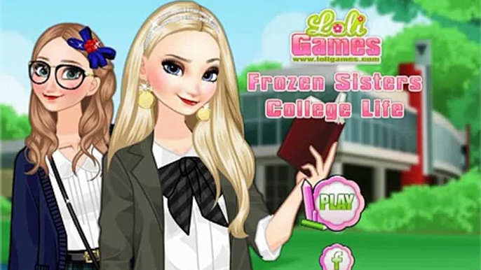 Frozen Sisters College Life - Disney Princess Girls Games new