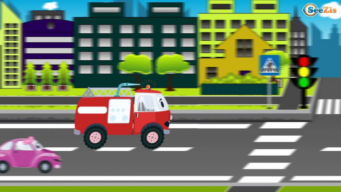 The Tow Truck is a Super Hero help FRIENDS - Tractor Pavlik Cartoons - Cars & Trucks for Kids