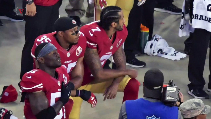 Colin Kaepernick Is Done Kneeling During The National Anthem