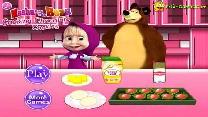 Masha and the Bear Cookie Cooking Game - Masha and the Bear Games - HD