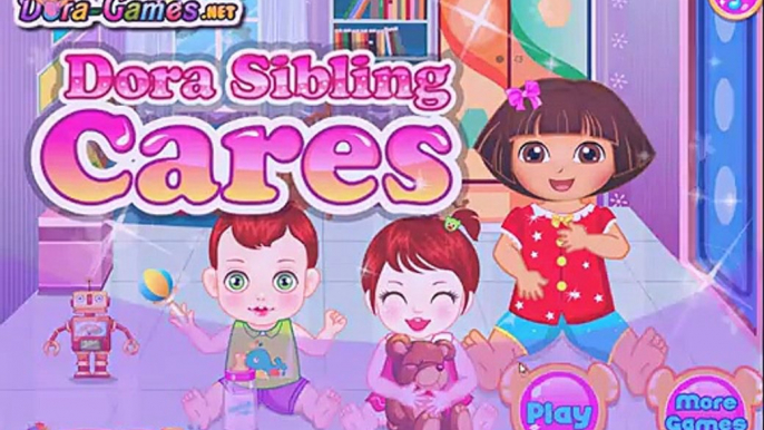 Baby Hazel Game Movie - Baby Hazel Sibling Care Games - Dora the Explorer