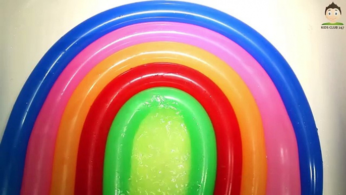 5 Wet Balloons Colors | Learning Colors with Water Balloons and Finger Family Nursery Rhym