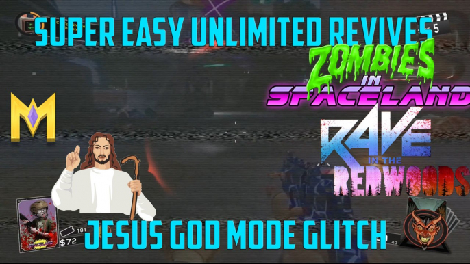 ZIS & RITR Glitches - *EASY Unlimited Revives Glitch AFTER Patch 1.10 - Zombies In Spaceland Glitches