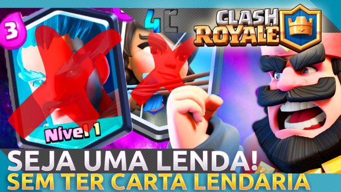 MELHOR DECK SEM LENDÁRIAS PARA CLASH ROYALE ARENA 8!