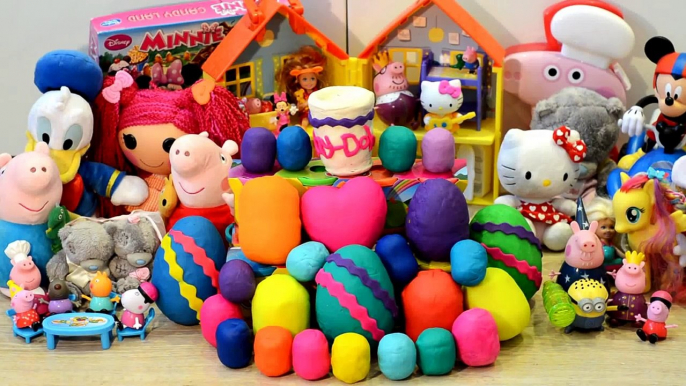 Peppa Pig Play Doh De Animación Stop Motion De Peppa Apilamiento Tazas Huevos Sorpresa Plastilina Huevo