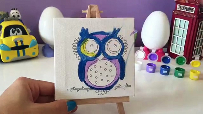 Mini canvas painting video | Arts & Crafts..