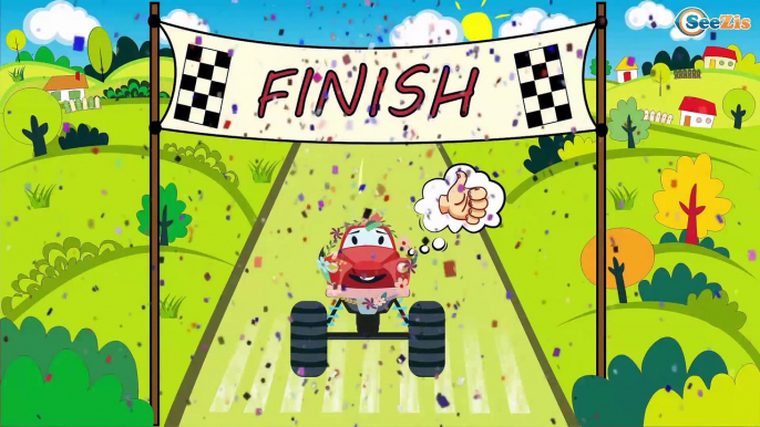 Truck. Monster Trucks & Racing Car Race. Fire Truck & Building Vehicles. Car Cartoons for children
