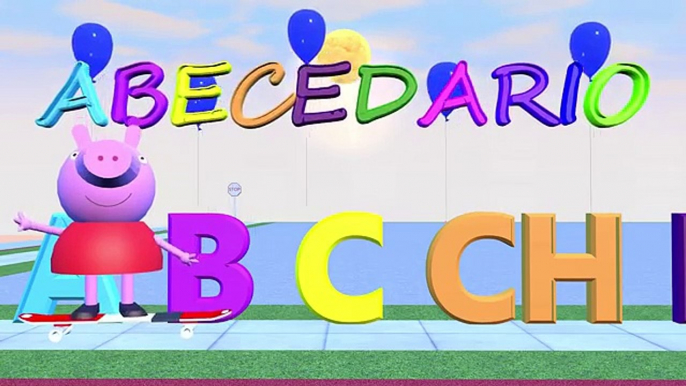 Peppa Pig Abecedario ABC en Español para niños | Canción ABC de las letras | Aprender alfa