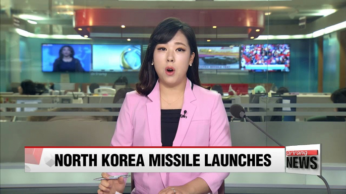 N. Korea fires four ballistic missiles into East Sea: S. Korean military