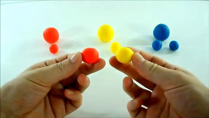 Como crear colores, a partir de los cinco colores primarios, con plastilina.