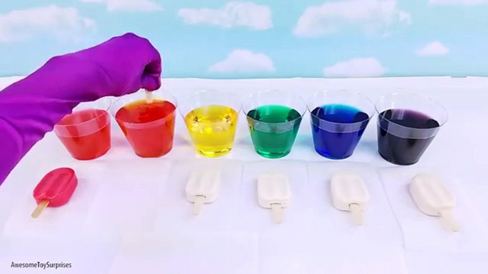 Playdoh Popsicle Learn Colors DIY Do it Yourself Fun Crafts for Kids Ice Cream Sweet Treat