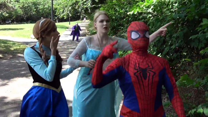 Spiderman Elsa and Joker Poop - Super Hero Adventure - SuperHeroes in New York