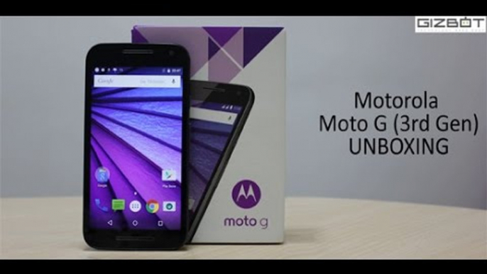 Motorola Moto G 3rd Gen Unboxing - GizBot