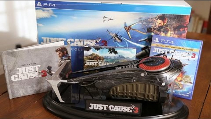 JUST CAUSE 3 - Notre unboxing de l'édition collector avec le grappin !