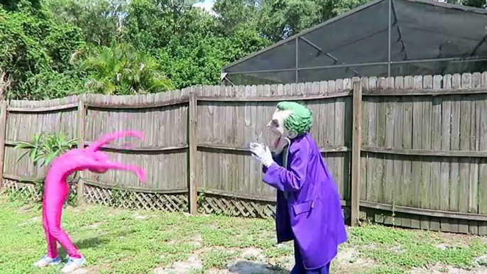 Spiderman vs Joker vs Minion! w/ Batman, Pink Spidergirl Crazy Gymnastics - Fun Superheroe
