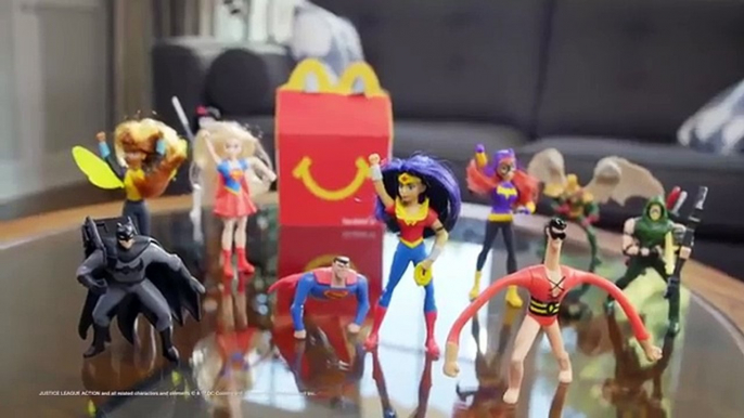 Best of Happy Meal DC Super Hero Girls Superbohaterki Justice League Batman McDonalds TVC 2016