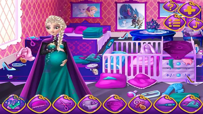 Frozen Elsa and Jack Frost have a baby - Frozen Elsa Mommy Birth Games for Kids HD