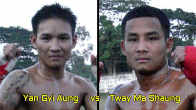 Myanmar Lethwei - Yan Gyi Aung vs Tway Ma Shaung