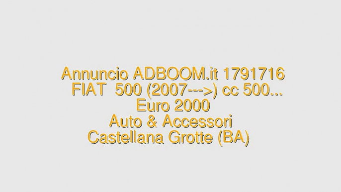 FIAT  500 (2007--->) cc 500...