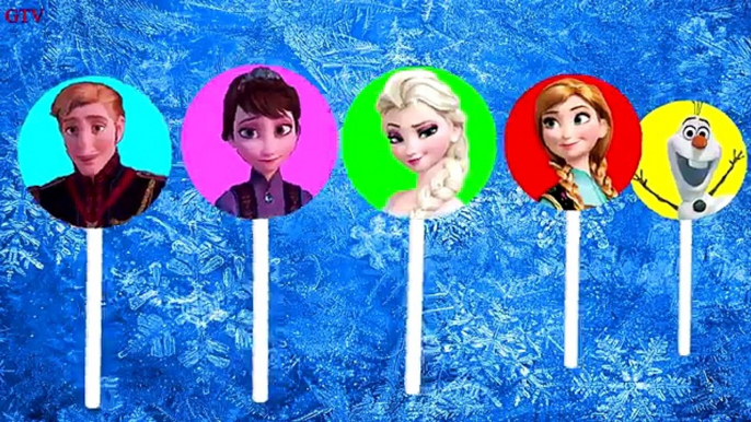 Disney Frozen Lollipop Finger Family Songs - Daddy Finger Family Nursery Rhymes Lyrics For