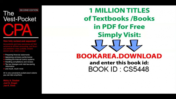 The Vest-Pocket CPA_ Second Edition (Vest-Pocket Series)