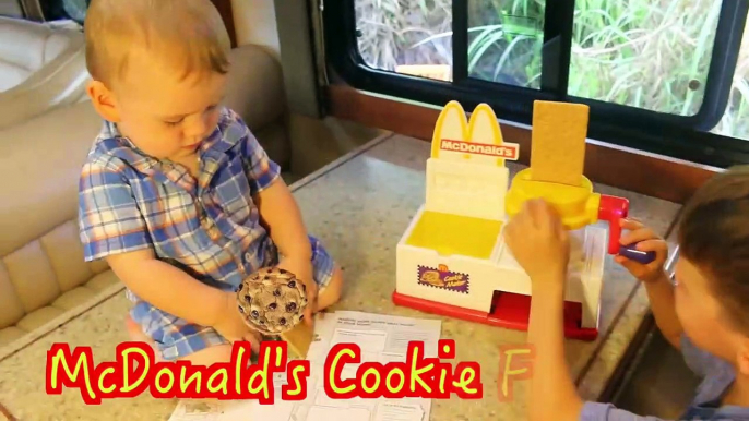 Baby Cooking McDonald's Play Kitchen COOKIE Maker Play-Doh Chicken McNuggets French Fries Happy Meal-mB5FGg-