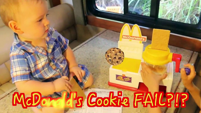 Baby Cooking McDonald's Play Kitchen COOKIE Maker Play-Doh Chicken McNuggets French Fries Happy Meal-m