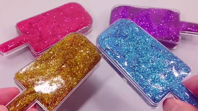 Glitter Ice cream Slime Freeze DIY Toy Surprise Eggs Toys-LE