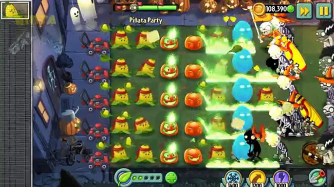 Plants vs Zombies 2 - Jack O Lantern in Lawn of Doom - 10/22/new (October 22nd) Jack O L