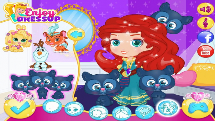 Disney Chibi Princess Maker - Princesses Elsa Rapunzel Ariel Snow White Dress Up Game