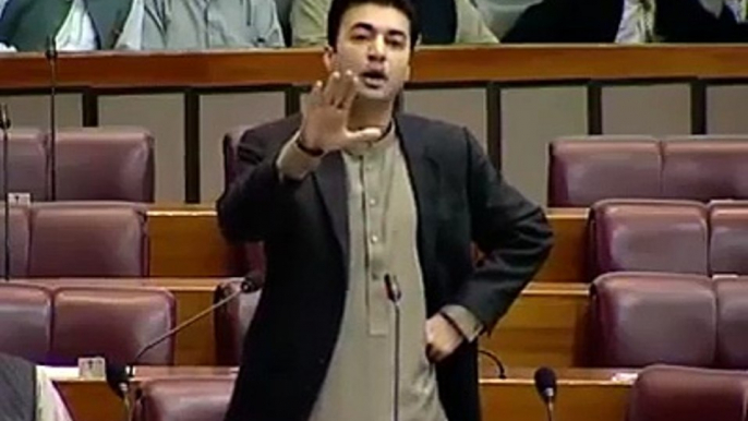 Murad Saeed speech in National Assembly of Pakistan before scuffle with Javed Latif