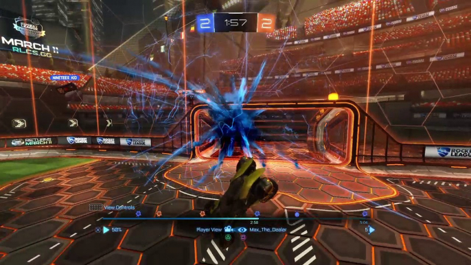 Rocket League® Amazing Aerial Flick Goal