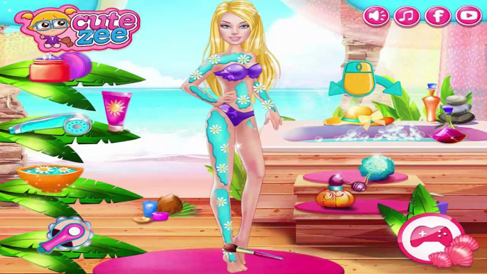 Barbie Beach Prep - Barbie Makeover Makeup Games for Girls