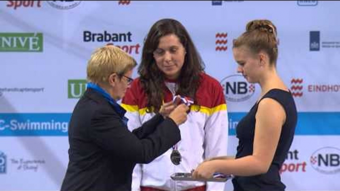 Women's 200m individual medley SM13 | Victory Ceremony | 2014 IPC Swimming European Championships