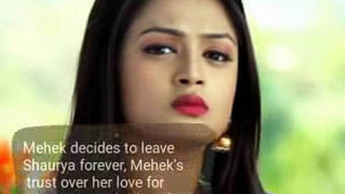 Upcoming..Zindgi ki Mehek..Mehek signs divorce papers Shaurya in pain