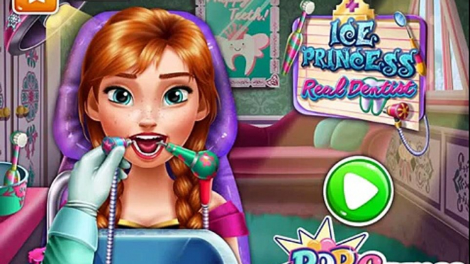 ANNA FROZEN EN EL DENTISTA DISNEY PRINCESAS ANNA FROZEN ICE PRINCESS REAL DENTIST DISNEY P