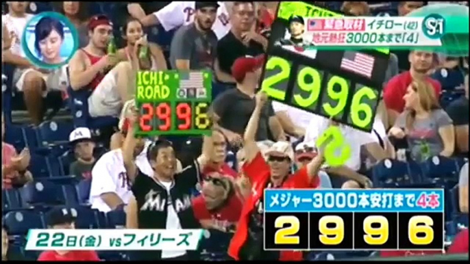 ノムさんが今週のイチローの打撃をボヤキ解説 3000本まで1桁カウントダウンとなったイチロー選手の1週間を野村克也氏が解説。 ノムさんも今年のイチローにはボヤキようがない模様。