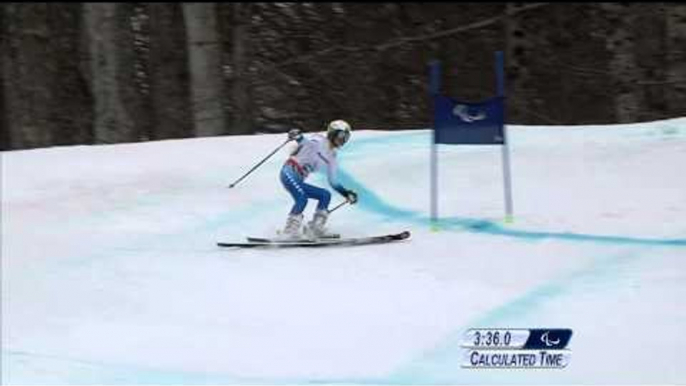 Ilma Kazazic  (2nd run)| Women's giant slalom standing | Alpine skiing | Sochi 2014 Paralympics