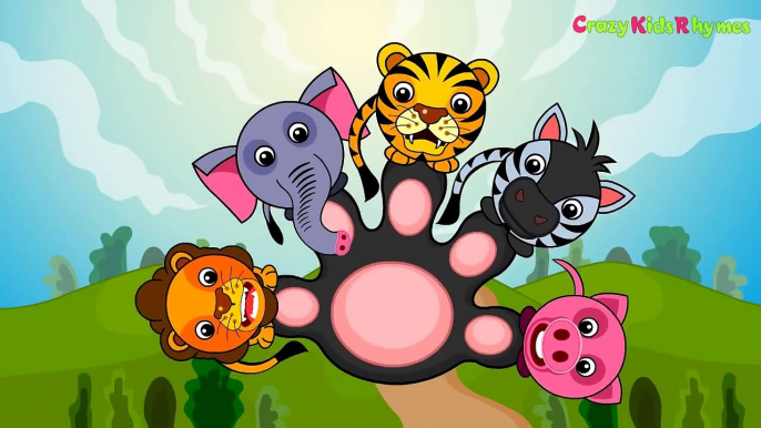 Animals Finger Family | Finger Family song | Kids Songs | Animal Nursery Rhymes for Childr